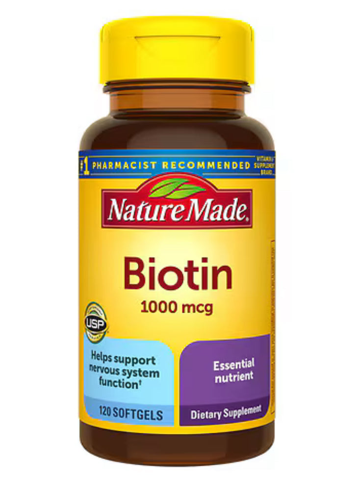 Biotin 1000 mcg (120 Softgels) FLC: Avril26