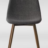 Copley Dining Chair Dark Gray - Threshold: Upholstered, Metal Legs, Mid Century Design LPEU693414