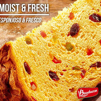 Bauducco Classic Panettone - Moist & Fresh Holiday Cake - Traditional Italian Recipe With Candied Fruit & Raisins 16.0oz 454g DLC: Nov25