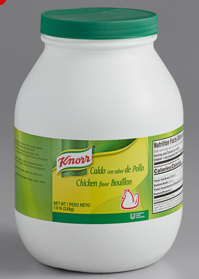 Knorr 7,9 lb. Bouillon de poulet / base de poulet bouillon (3.6Kg) DLC: 21 Août26