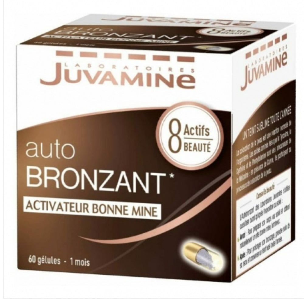 Juvamine Bronzage Autobronzant 60 gélules
DLC: Nov25