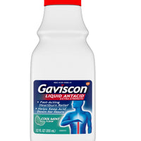 Gaviscon Extra Strength Heartburn Relief Antacid Liquid, Cool Mist, 12 Oz