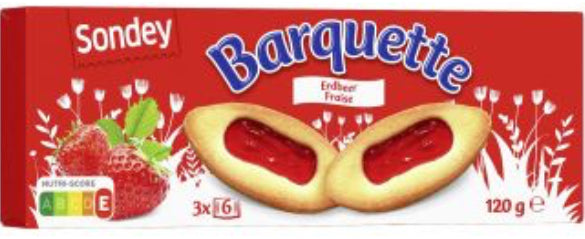 Barquettes fraises DLC: Avril25