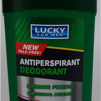 Lucky for Men Spring Fresh ~Original Scent Antiperspirant Deodorant, 1.6 oz Ea (45g) DLC: Avril26