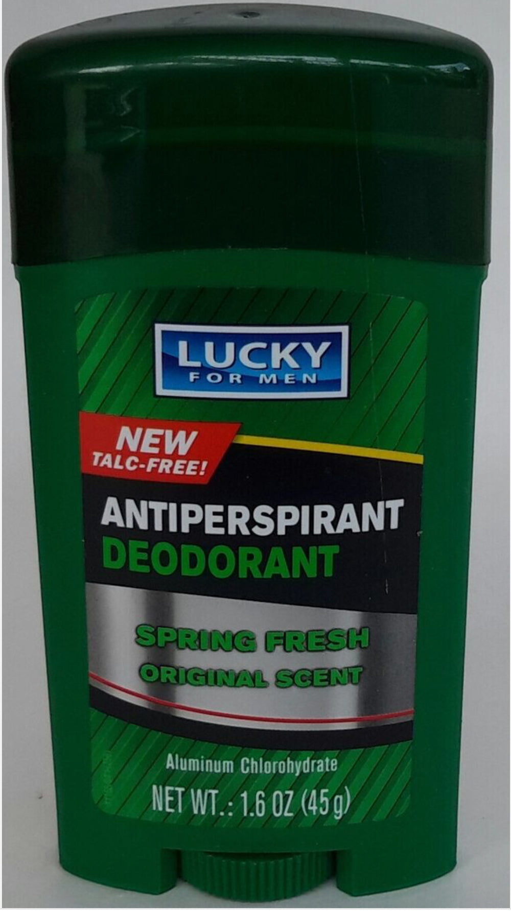 Lucky for Men Spring Fresh ~Original Scent Antiperspirant Deodorant, 1.6 oz Ea (45g) DLC: Avril26