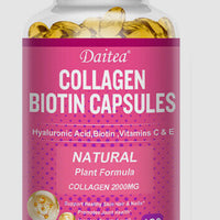 Capsules de biotine de collagène 120 capsules - Soutient une peau DLC: Avril27