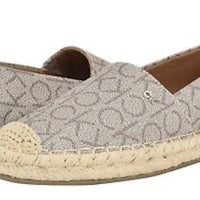 CALVIN KLEIN Women's Vez CK Monogram Espadrilles (Size USA 7 , Eu 37)