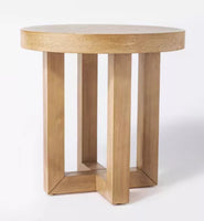 
              Rose Park Round Wood End Table - Threshold designed with Studio McGee ( 56 cm W x 56 cm D x 56 cm H) LPFN848339
            