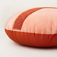 Beaded Peace Sign Round Throw Pillow - Opalhouse™ designed with Jungalow™