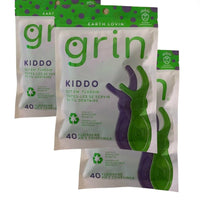 Grin Kiddo Flossers Berry Awesome Flavor (40 Count)
