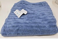 
              WelHome 100% Cotton Bumpy Textured Bath Towel Blue
            