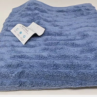 WelHome 100% Cotton Bumpy Textured Bath Towel Blue