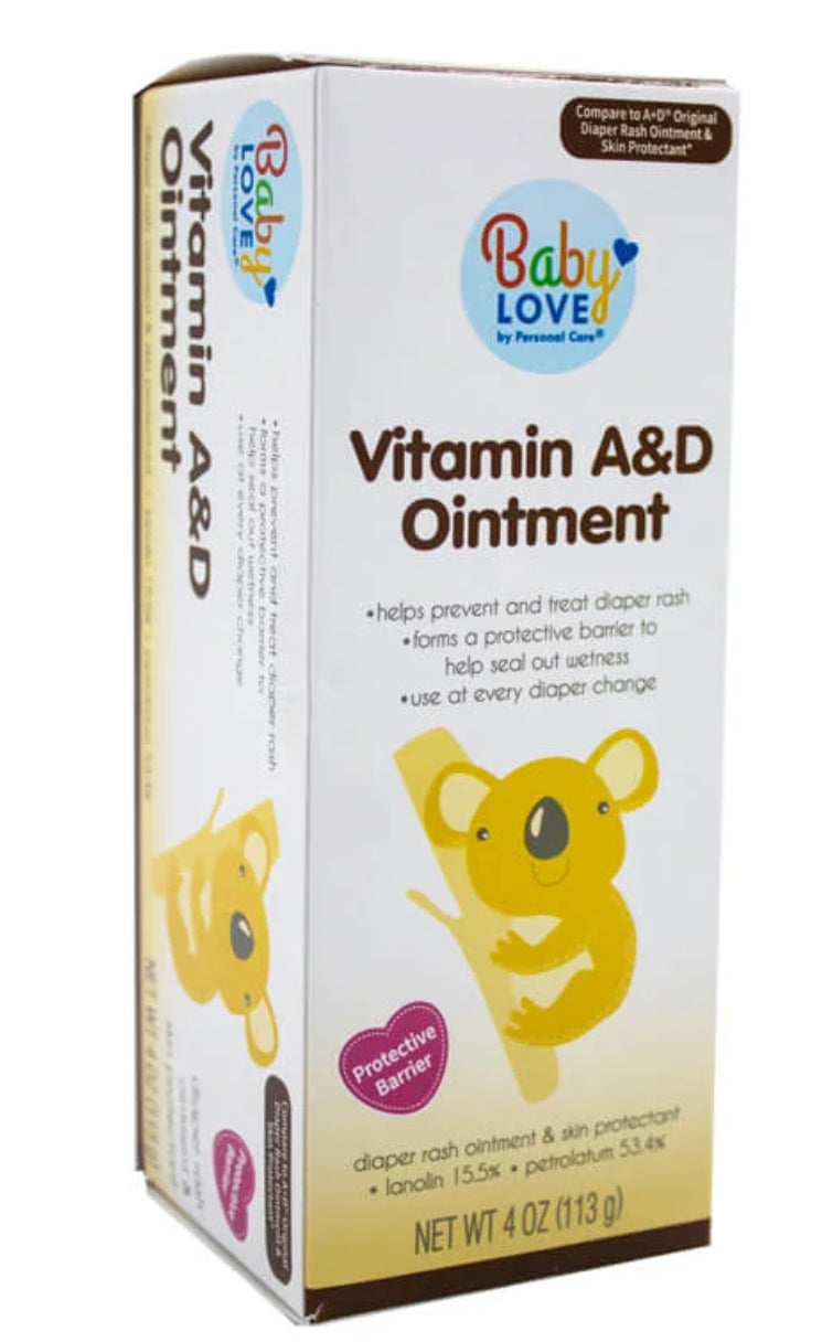 Baby love Vitamin ad ointment 4oz DLC: Oct25