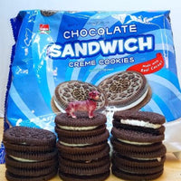 Chocolate sandwich crème cookies (334g) DLC: Avril26