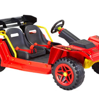 Dino Dune Buggy 12V Electric Power Ride-On, 2-Seater with Rechargeable Battery