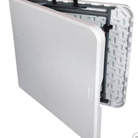 Peakform 4' Adjustable Height Folding Table Off-White LPFN966025