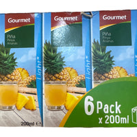 Néctar gourmet piña light (6 x 200 ml) DLC: Janv26