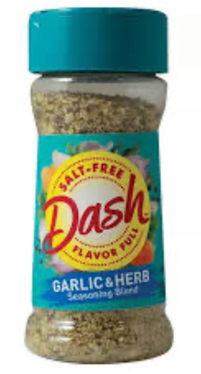 Mrs Dash Garlic & Herb Salt Free Seasoning Blend Shaker 2.5 oz 71g DLC: Nov25