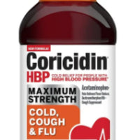 CORICIDIN HBP CHEST AND COUGH AND FLU, CEREZA 355ML DLC: Mars25