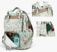 
              Naxdawon Baby Diaper Bag Backpack Multi-function Large Capacity Baby Bottle Diaper Backpack Storage Bag for Boys and Girls (Fox), Fox, M, Fox
            