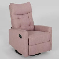 Woodglen Contemporary Glider Swivel Recliner Light Blush - Christopher Knight Home: Nursery-Suitable, Plush Comfort LPEU841968