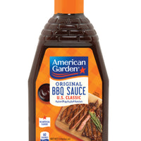 American Garden Original BBQ Sauce, Gluten Free, Vegetarian, (510g) DLC: Oct25