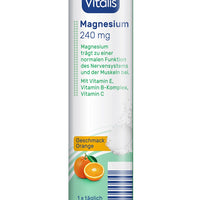 VITALIS Magnesium-Brausetabletten 78 g
DLC: Août27