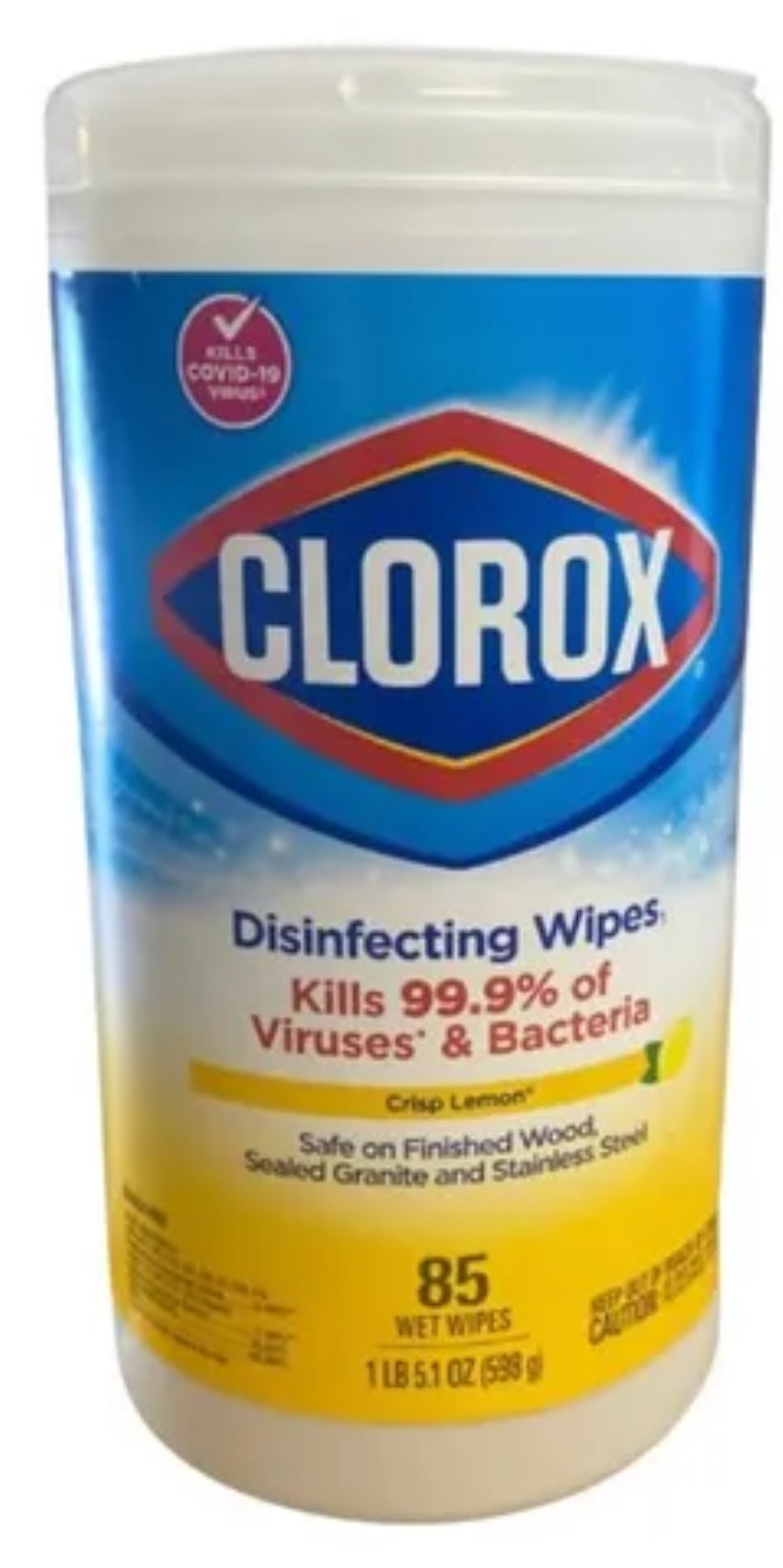 Clorox – Lot de 35 lingettes désinfectantes parfumées au citron, emballage multiple (241g)