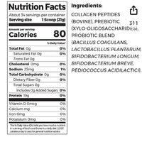 Orgain Collagen Peptides + Probiotics, Unflavored, 1.6 lbs 726g DLC: 13 AVR2025