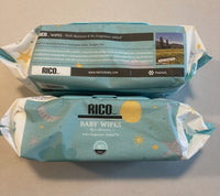 
              RICO Baby Wipes, Soft Pack w/ Easy Flip-Top Lid, Ultra Moisturizing, 80 Count
            