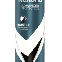 REXONA MEN Déodorant Homme Spray Anti-Transpirant Invisible Black + White 200ml