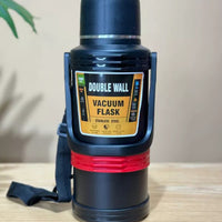 Double wall vacuum flask insulated stainless steel 2l