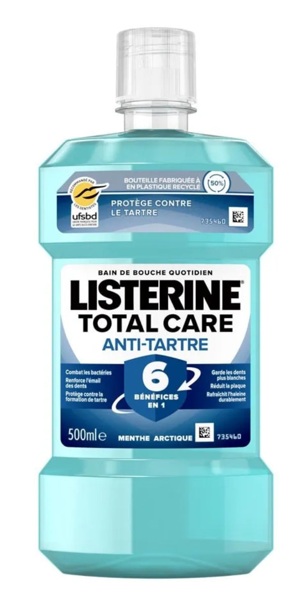 Listerine Total Care Anti-Tartre Bain de Bouche 500ml