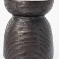 Grantsville Drum Accent Table Black - Threshold designed with Studio McGee LPEU856843