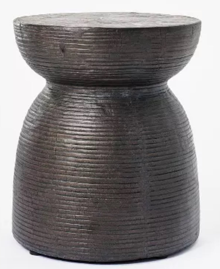 Grantsville Drum Accent Table Black - Threshold designed with Studio McGee LPEU856843