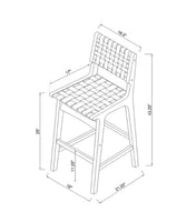 
              Ceylon Woven and Wood Barstool Natural - Threshold
            