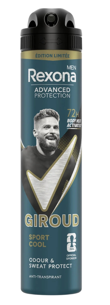 Déodorant spray homme Anti-transpirant Sport Cool REXONA MEN 200ml
