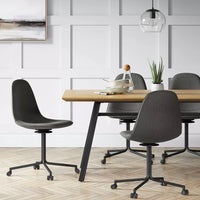 
              Copley Fully Assembled Office Chair with Casters Dark Gray - Threshold
            