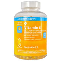 
              Members Mark Vitamin E 180mg, 500 Count DLC: MAI25
            