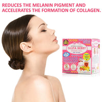 
              Gluta Berry 200000 mg Boisson Punch Blanchiment Peau Anti-âge Réduit les taches de rousseur Blanchiment de la peau Rapide  DLC: 04-SEP26
            
