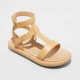 Toddler Girls' Lennie Footbed Sandals - Cat & Jack Cognac 6T
