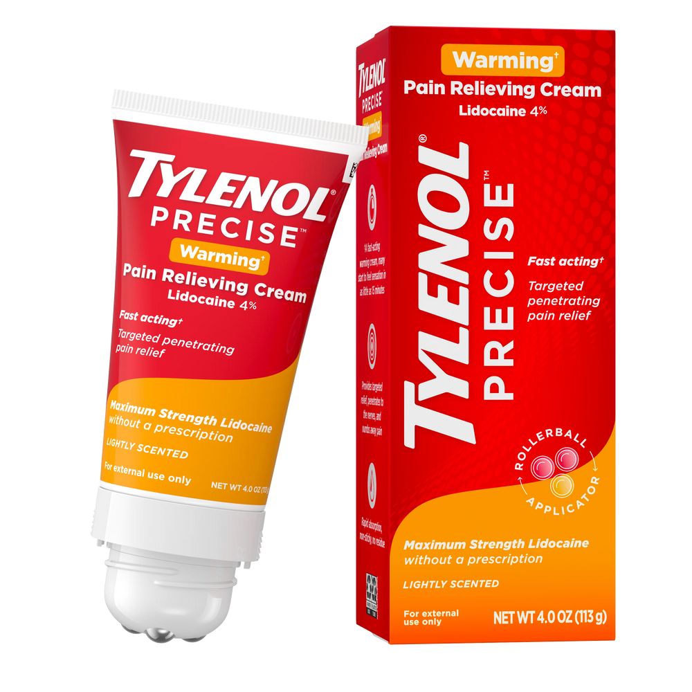 TYLENOL® PRECISE® Warming Pain Relieving Cream Déc25