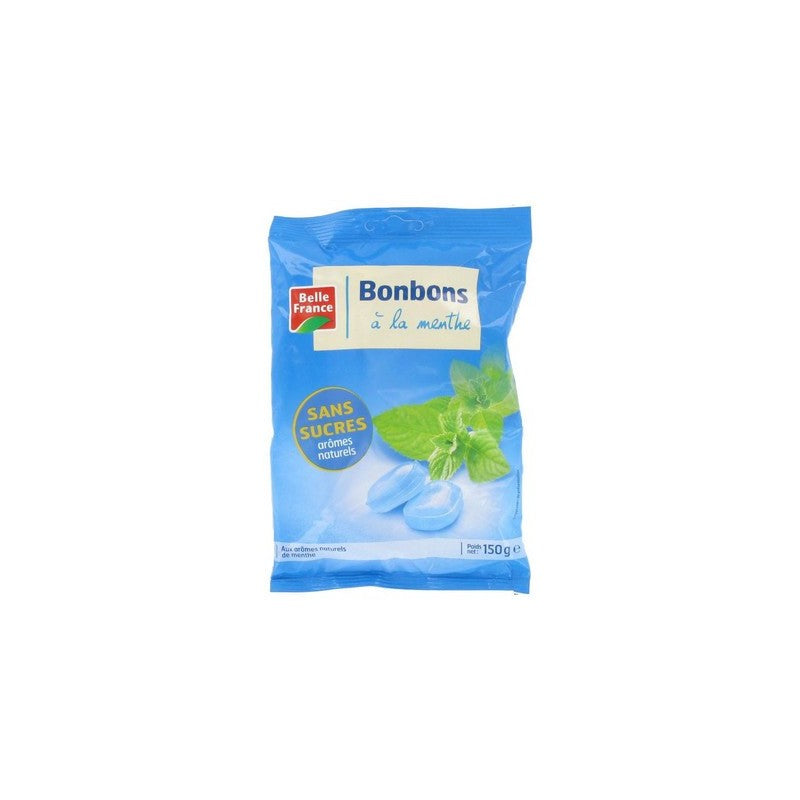 Belle France Bombons Menthe sans sucres 150g