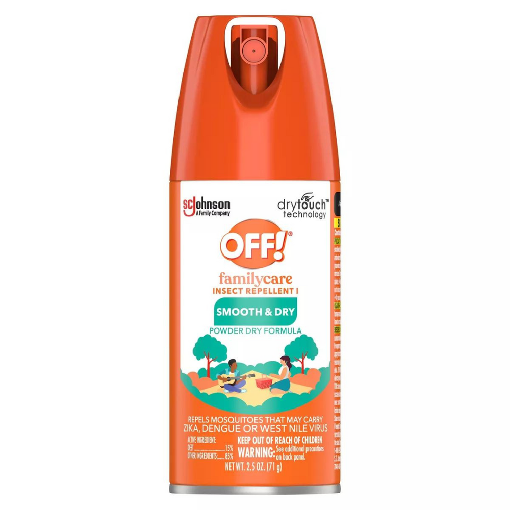 OFF! Family Care Insect Repellent Smooth DryPowder Dry-Formula 25oz(71g)
