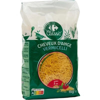 Pâtes Cheveux d'ange CARREFOUR CLASSIC 1Kg DLC: Fev27