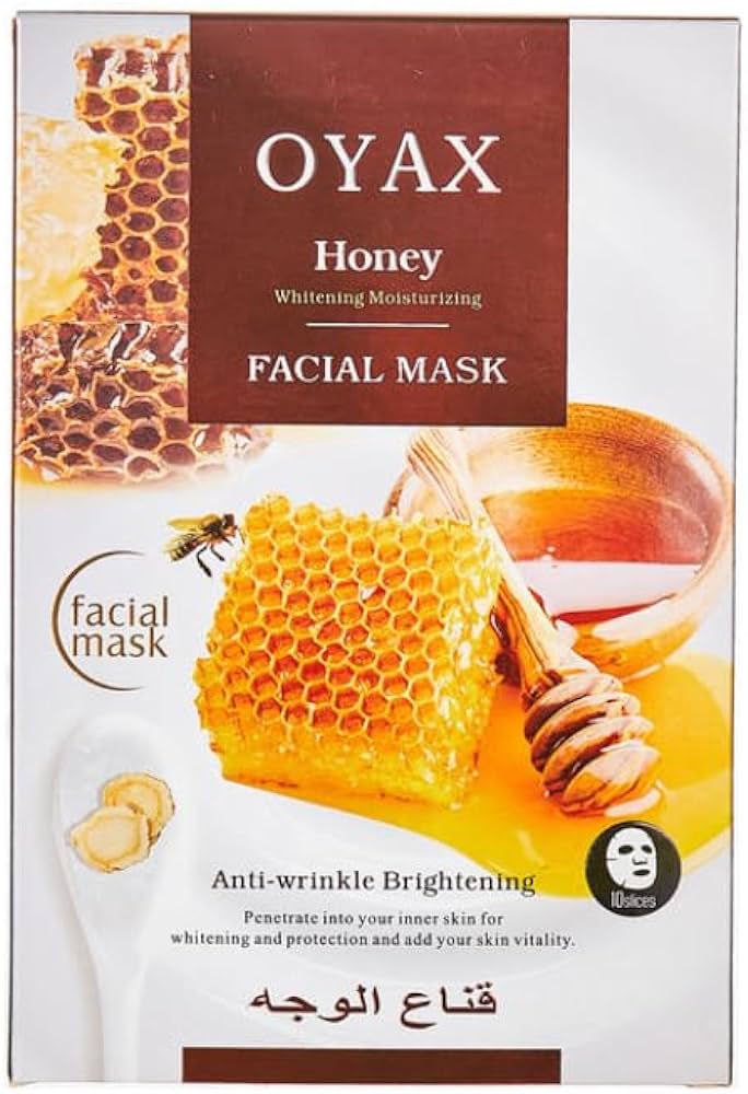 Beyond Organics Honey Glow: Moisturizing Brightening Natural Organic Honey Facial Mask (10 Face Masks in 1 Pack) - Korean Skincare Face Mask for Radiant Skin DLC: 23 FEV28