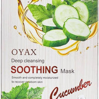 Beyond Organics Skin Care Korea Moisturizing Cucumber Facial Face Mask - Hydrating, Oil Control, Lifting, and Organic Fruit Extracts for Radiant Skin
