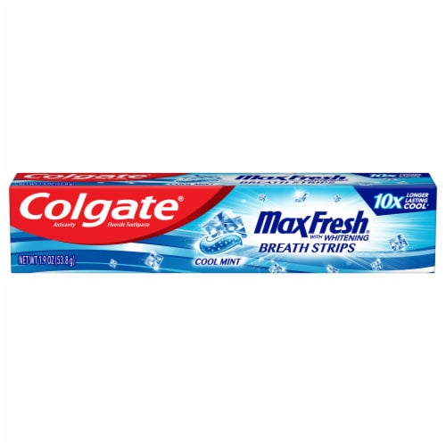 Colgate Max Fresh Toothpaste with Mini Breath Strips, Cool Mint DLC: Sept26 BKO