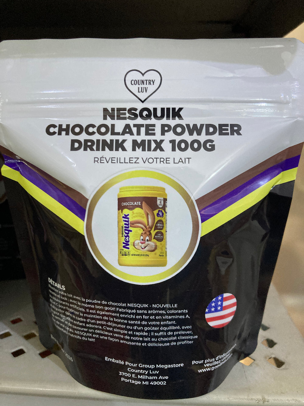 Chocolat en poudre Nesquik 100 g