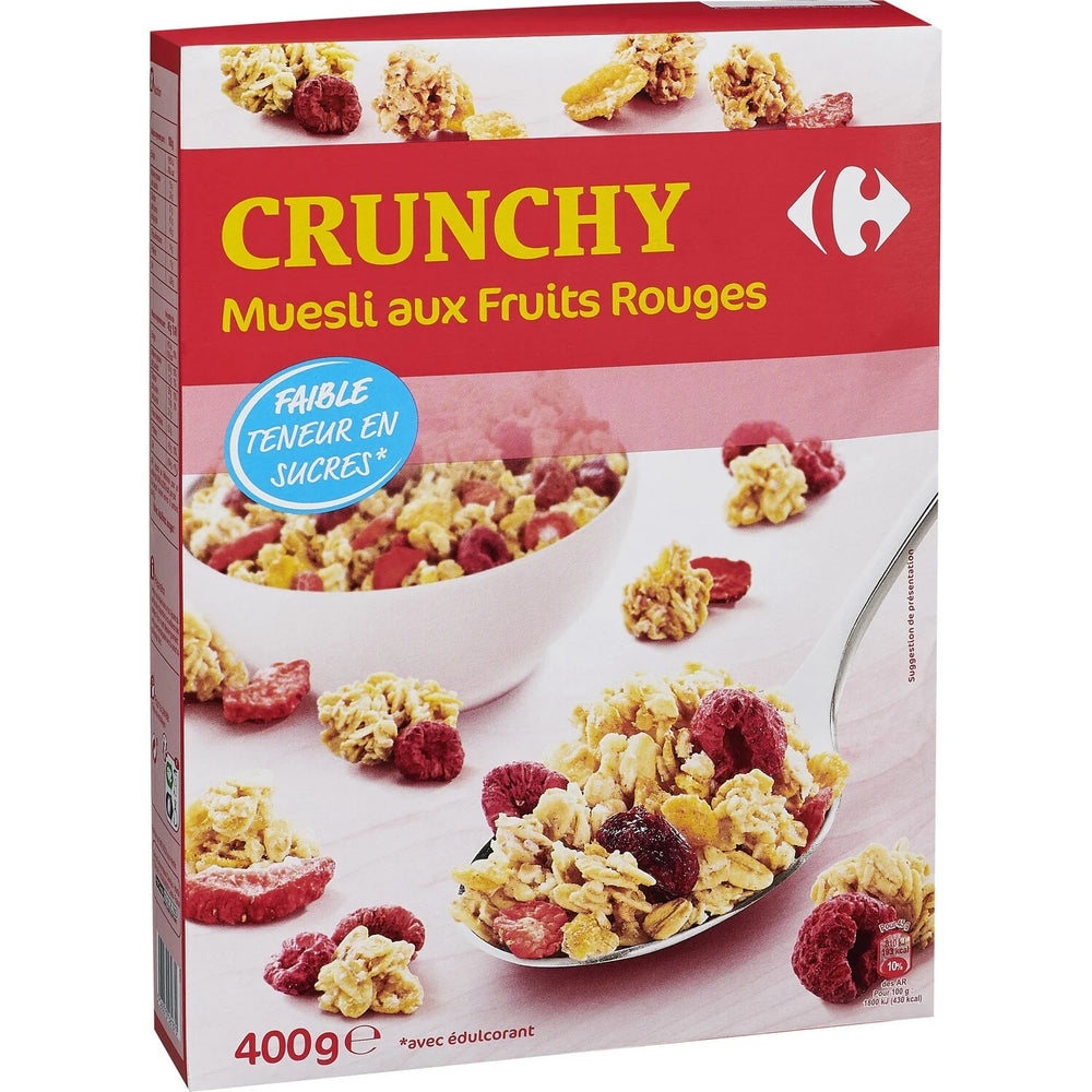 Céréales Muesli Fruits Rouges CARREFOUR 400g DLC: FEV2024